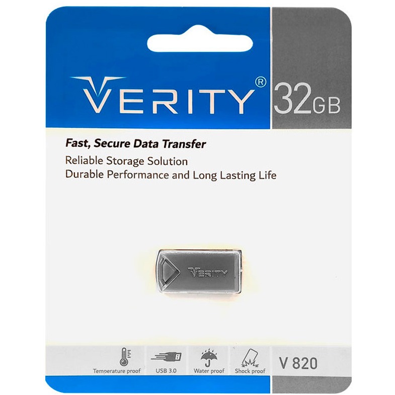 فلش مموری وریتی مدل V820 USB2.0 ظرفیت 32 گیگابایت