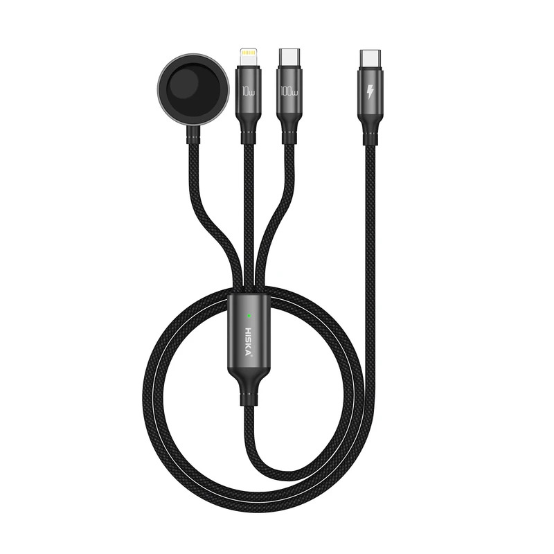 کابل شارژ سه سر هیسکا مدل LX-31