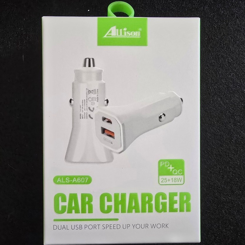 شارژر فندکی سوپر فست اورجینال الیسون مدل A607